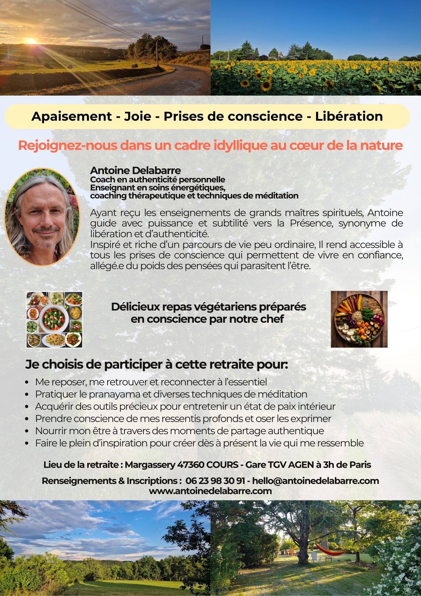 Retraite Margassery Oct 2025 - verso Retraite Margassery